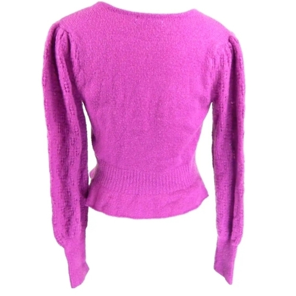 Urban Outfitters Delilah Crop Pointelle Sweater - Picture 3 of 4